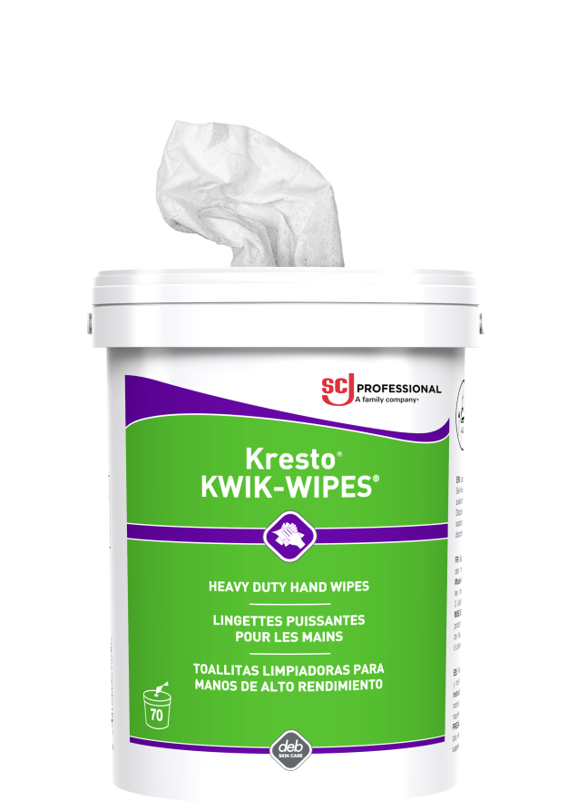 Kresto Heavy Duty Hand Cleaning Wipes CS/6x70CT.